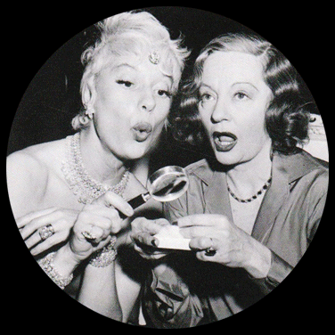 Carol Channing and Tallulah Bankhead