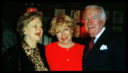 Betsy Cronkite, Dorothy Loudon and Walter Cronkite