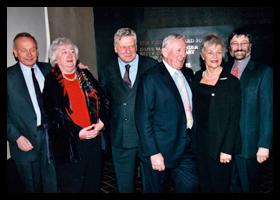 A.R. Gurney, Elizabeth McCann, Brian Murray, Len Cariou, Estelle Parsons and Santo Loquasto