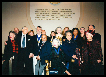 Back Row (L-R) Jeffrey Eric Jenkins, Debra Monk, Melvin Bernhardt, Katie Bowe, Susan Hilferty & Frank Rich Mid-Row (L-R) Irma Oestreicher, Donald Saddler, Honoree Jon Jory, Marian Seldes, Honoree Mary Alice, Madeline Lee Gilford Seated on Chair (L-R) Lloyd Richards, Honoree June Havoc, Joy Abbott