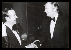 Mayor John Lindsay with Earl Blackwell