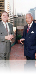 Mayor David Dinkins at THT Home